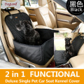 2 em 1 Premium Car Car Assento Impermeável Car Front Seat Crate Cover